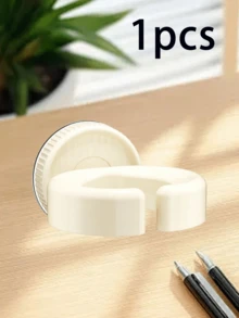 1pc Suction Cup Hair Dryer Holder Rack, Rotating Bathroom Wall Mount Blow Dryer Organizer, Drill-Free Adhesive Hairdryer Storage Rack - Multicolor - View 13