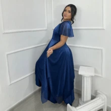 Dance Dress Choreography All Tulle Evangelical Fashion - Navy Blue - View 3