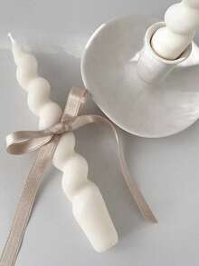 4/2 件螺旋烛台,带香味扭曲蜡烛,多色香薰蜡烛,适用于厨房、卧室、万圣节/圣诞节氛围家居装饰礼物 - 黃色 - 查看 6