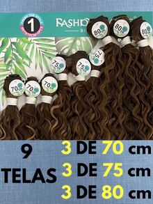 Anjo Plus 80cm Fashion Classic Curly Hair Bio Vegetal - 杏色 - 查看 2