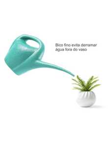 Plastic Watering Can With Long Thin Spout, 2 Liters For Garden - 綠色 - 查看 1