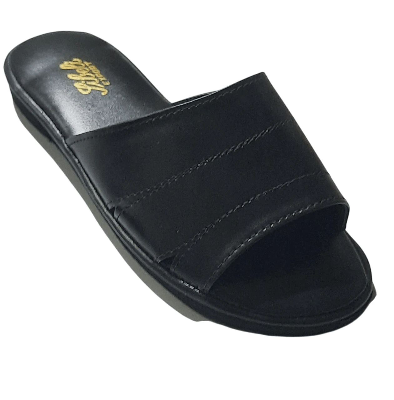 Grandma's Slippers Orthopedic Non-Slip Simple Neutral Home - Black - View 1