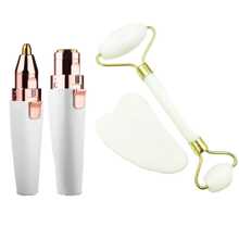 1pc Women's Rechargeable 2-In-1 Facial Shaver And Hair Trimmer With Epilator, Lip And Eyebrow Hair Removal - Get Smooth, Flawless Skin In Minutes!