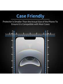 Yezodawee Miếng dán màn hình kính mờ cho iPhone 17 Pro Max, chống chói, chống bám vân tay, kính cường lực trong suốt độ phân giải cao, tương thích với ốp lưng điện thoại, dễ dàng lắp đặt, không bọt khí, cần thiết để bảo vệ màn hình, phù hợp cho sử dụng hàng ngày, văn phòng, nhà và các trường hợp khác, chống nước, chống sốc, chống rơi, chống trầy xước, phủ toàn màn hình. - 1 cái - Xem 9