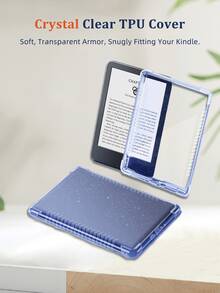 1pc Transparent Protective Case Compatible With Kindle Paperwhite 12th Gen 2024,Kindle 11th Generation-2024 Release,Kobo Libra Colour 7Iinch,Protective Cover Compatible With Kobo Clara Colour,Fire HD 10 Tablet(11th/13th Gen, 2021/2023 Release)Four Corners Anti-Fall,Full Coverage Clear Case, Silicon Soft Shell - Multicolor - View 8