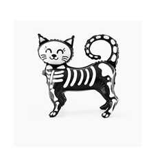 1pc Halloween Cat Theme Scary Black Cat, Skeleton Cat, Mummy Green Eye Cat Cat Squad Home Decor, Party Decoration