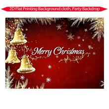 1pc Christmas Snowflake & Holly Leaf Design Photography Backdrop, Suitable For Christmas Party, Anniversary, Indoor/Outdoor Wall Decor, Home, Yard, Patio, Holiday Party, New Year Merry Christmas Decoration Banner