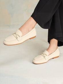Revreal Classic Suede Loafers – Sophistication In Every Step Basic Casual - Beige - View 1