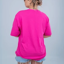 Brave Panther Printed Unisex Oversized T-Shirt Loose Round Neck Women's Men's Streetwear Style