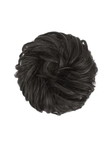 1 Kẹp Tóc Búi Lộn Xộn Cho Nữ - Đen/Nâu, Thích Hợp Cho Tóc Xoăn Sóng, Tóc Đuôi Ngựa, Búi Tóc Và Tóc Nối - Nâu đen - Xem 4