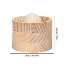 Molde para masa de empanadillas, herramienta de madera para hacer empanadillas | Máquina manual para prensar fideos, máquina manual para hacer empanadillas | Herramienta reutilizable redonda para hacer wontons