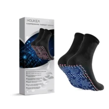 Comfortable Massage Socks: Gentle In Relief For Foot Discomfort, Warm, Comfortable, Soft And Skin-Friendly For Massage Care - 黑色 - 查看 2