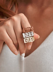 Customized Personalized Name Stainless Steel Ring,18K Gold Old English Name Ring , Custom Gothic Name Ring, Personalized Ring, Birthday Gifts, Gift For Mom, Bestfriends Gift,Christmas Gift, Valentine's Day Gift