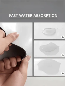 1 pieza Alfombra de baño de gel de sílice, diseño creativo de alfombra de piso, alfombra con tema de patchwork a cuadros, adecuada para dormitorio, sala de estar, estudio, cocina, comedor y baño, de secado rápido y fácil de limpiar