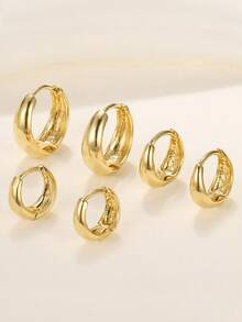 3pairs 925 Sterling Silver Minimalist Shiny Earrings For Women Fit Earrings Fine Engagement Anniversary Wedding Jewelry Fashionable And Exquisite Shiny Crystal Earrings For Gift