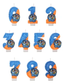 Bluey شمعة عيد ميلاد كرتونية كاواييي مناسبة لحفلات العطلات وديكورات كعكة عيد الميلاد بتصميم كرتوني ممتع