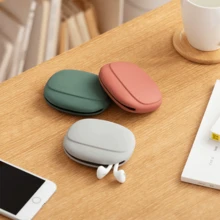 Custodia organizzatrice in silicone per AirPods Pro, cavi USB - Custodia da viaggio portatile e impermeabile (3 colori) - Multicolore - Visualizzare 3