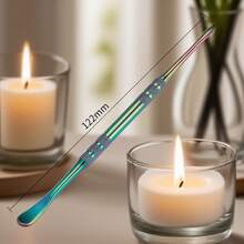 二合一不锈钢蜡烛/蜡熔炉勺 - 彩色 - 查看 5