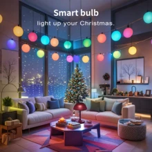 [4pcs Smart Light],Smeileas Smart LED Light Bulb A19, E26 RGBCW Bulb, 9W (60W Equivalent), With Adjustable Colors And Brightness, For All-Purpose Home Lighting, Mood Setting, And Parties