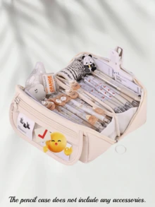 Nueva caja de lápices de gran capacidad y diseño creativo, caja de almacenamiento de artículos de papelería multifuncional para escritorio, adecuada para niños, niñas, estudio y trabajo, caja de lápices portátil, compañero de estudio, gran regalo. - Multicolor - Ver 21