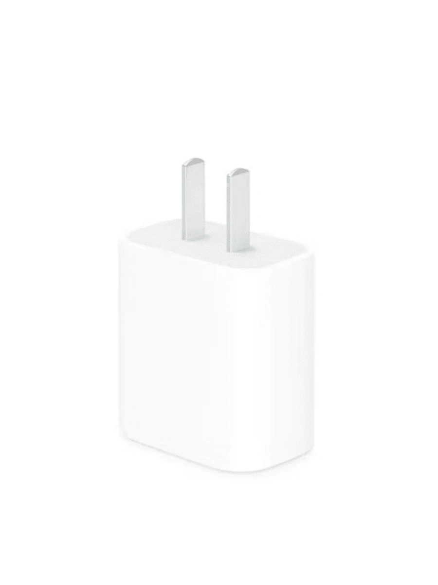 20W 快速充电器适配器，兼容 Apple iPhone 便携式设备 - 白色 - 查看 1