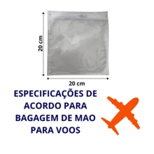 Kit 10 Un 20x20 Embalagem Saco Organizador Multiuso
