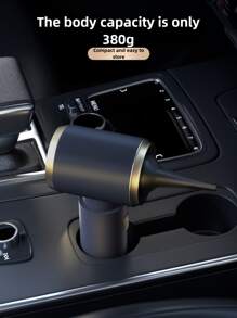 1 件[家庭和汽车使用]5000Pa 高吸力无线吸尘器，吹扫和吸尘二合一，7 合 1 礼盒装，USB 可充电，电池寿命长，缝隙清洁，沙发清洁，汽车和家居清洁工具，万圣节和圣诞节礼物 - 黑色 - 查看 7