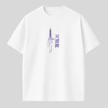 Anime  Fushiguro Toji Printed Oversized T-Shirt Unisex Shirt - trắng - Xem 3