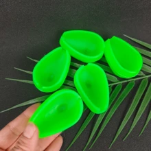 Juego de 5 moldes portátiles de liberación rápida de colores aleatorios, ligeros para alimentador de pesca Avlcoaky