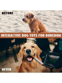 1pc Pet Vocal Doll, Fake Cigarette Doll, With Built-In BB Sound Device, Chewing Teeth Cleaning, Simulated Cigarette Box, 3pcs Fake Cigarette Toys, Suitable For Small/Medium Dogs Playing - Multicolor - View 6