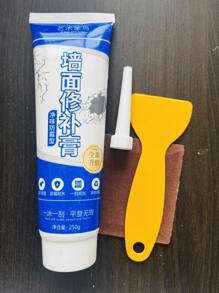 1/2pcs Wall Repair Latex Paint, Indoor Wall Painting Cleaner, White Wall Filler Putty Paste, Anti-Mildew & Odor-Free Wall Repair Paste