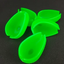 Juego de 5 moldes portátiles de liberación rápida de colores aleatorios, ligeros para alimentador de pesca Avlcoaky
