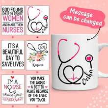 1pc Custom Nurse Gifts For Women, RN Mug, Personalized Nurse Coffee Mug, Nurse Appreciation Gift, Registered Nurse Gifts For Birthday Graduation Nurse's Day, Novelty Coffee Mug, Durable High-Quality, Ideal Grad Gifts For Her - To Nurse - View 4