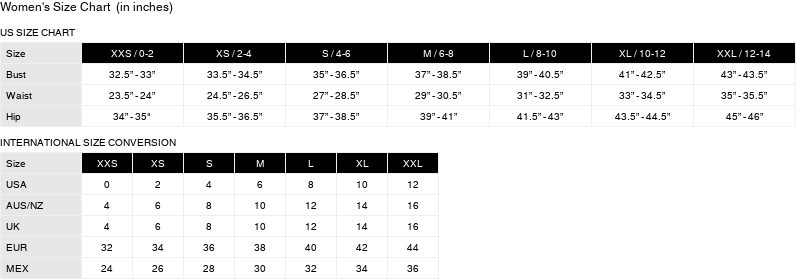 dress the population size guide Size Guide  Dress the Population
