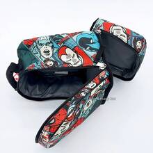 Marvel Print All Over, Bottom Drop Lunch Bag, , Iron Man, Thor, Spider Man Age 3+ - 彩色 - 查看 4