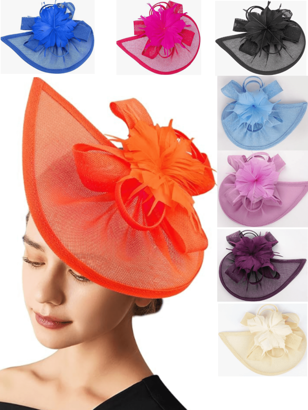 1 Pieza Fascinadores Sombreros para Mujeres Sombrero de Té con Forma de Luna Elegante para Fiesta 2025 Sombreros de Kentucky Derby de los Años 50 con Plumas Clip para el Cabello para Novia Boda Fiesta Velo de Pajarera Diadema Flor Tocado Estilo 1920 para Carrera de Caballos Vintage Bridgerton Fedora Boina Sombreros Atuendo de los Años 50 Sombreros de Iglesia Velo Negro para Funeral Vestidos de los Años 40 Sombrero Victoriano Sombrero Pillbox Accesorios Lolita para Mujer Niña Cumpleaños Día de la Madre Halloween Navidad Regalo
