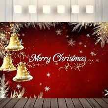 1pc Christmas Snowflake & Holly Leaf Design Photography Backdrop, Suitable For Christmas Party, Anniversary, Indoor/Outdoor Wall Decor, Home, Yard, Patio, Holiday Party, New Year Merry Christmas Decoration Banner