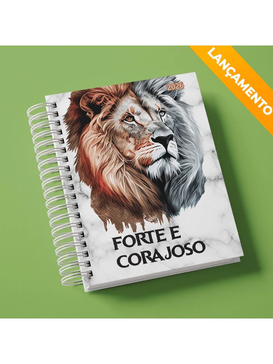 2026 Lion Christian Gospel Agenda Yeshua Colorful Black Flowers Pink Lion Of Judah God Faith Male Female Stylish 2 Days Per Page A5 216 Pages - 獅子日 16 - 查看 1