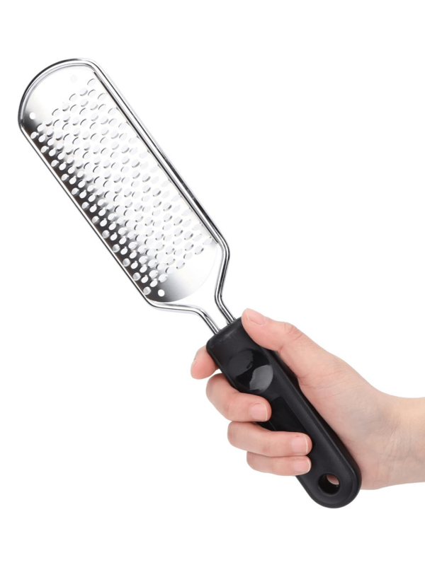 Professional Stainless Steel Foot File: Detachable & Reusable Design With Abrasive Surface. Effectively Removes Dead Skin, Calluses & Rough Patches On Heels. Ideal For Home Pedicures, Salon TreatmentsFoot Care. Perfect For Adults Seeking Professional Results.