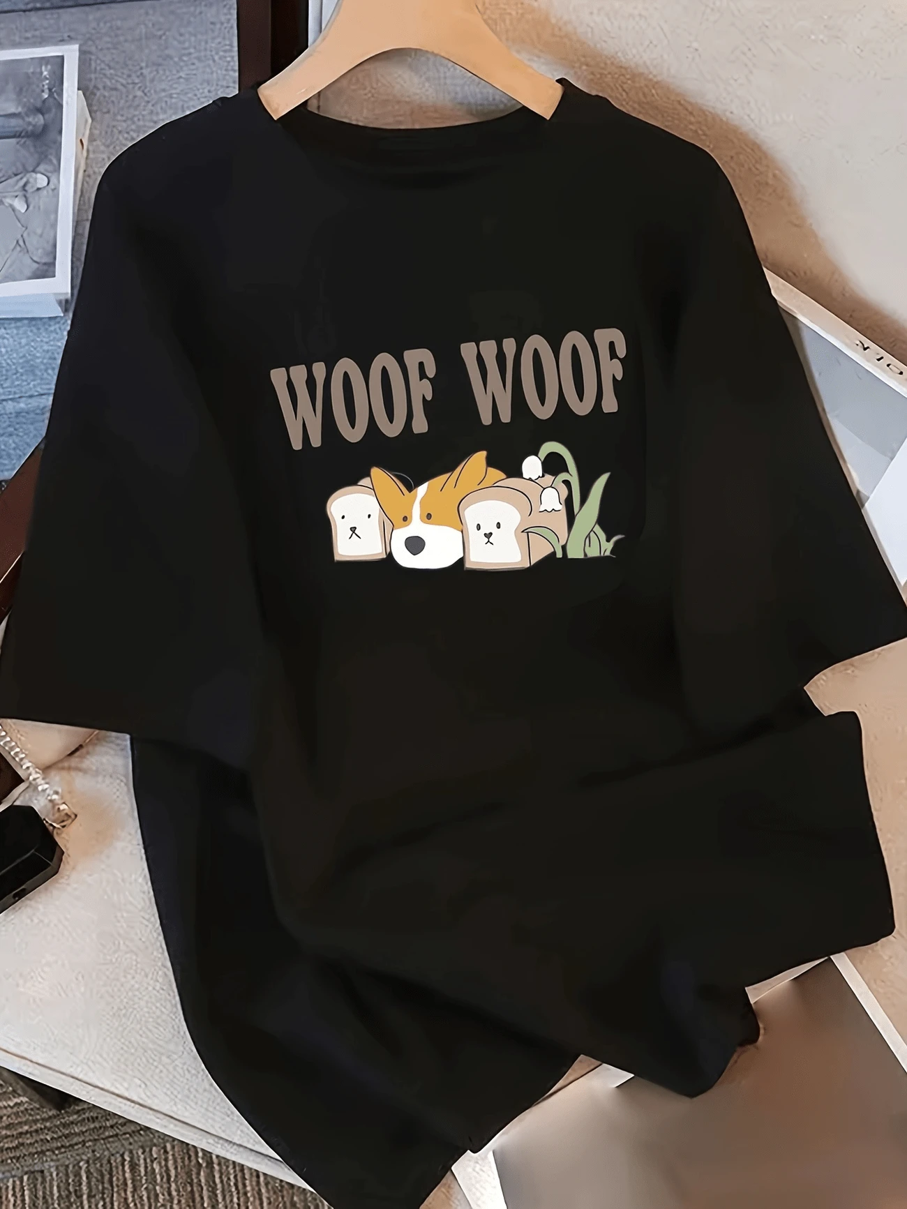 Women T-Shirts - 黑色 - 查看 1