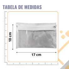 Kit 5 un 17x10 Embalagem Saco Organizador Multiuso