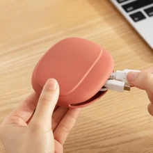 Custodia organizzatrice in silicone per AirPods Pro, cavi USB - Custodia da viaggio portatile e impermeabile (3 colori) - Multicolore - Visualizzare 4