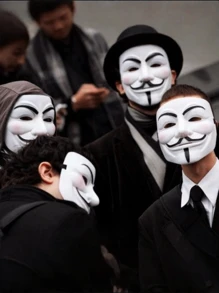 1pc Premium Electroplated Gold/Silver Mask, Movie Theme Mask For Halloween Party Costume Prop - Multicolor - View 2