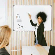 Magnetic White Board Dry Wipe 90 X 60 Cm Aluminium Frame Whiteboard For Walls In Home Office And School