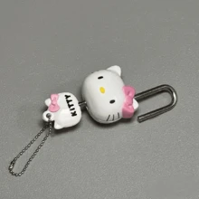 Sanrio Hello Kitty 3D挂锁迷你锁卡通可爱多功能行李柜旅行箱女孩抽屉旅行防盗锁 - 彩色 - 查看 10