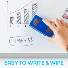 Magnetic White Board Dry Wipe 90 X 60 Cm Aluminium Frame Whiteboard For Walls In Home Office And School