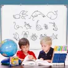 Magnetic White Board Dry Wipe 90 X 60 Cm Aluminium Frame Whiteboard For Walls In Home Office And School