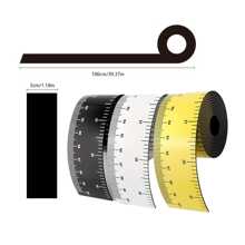 4 件 39.37 英寸柔性磁尺，磁性卷尺，适用于白板、车床、车间、台锯、磨床、易于携带、绘图板