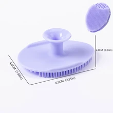5pcs Silicone Face Cleaning Brush Set - Includes Facial Cleansing Brush And Exfoliating Cream For Deep Cleansing, Soft Brush For Blackhead And Pore Care, Comfortable & Gentle Massaging, Suitable For Baby Use