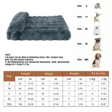 Dog Bed And Large Cat Couch – Fluffy Faux Rabbit Fur Pet Sofa For Small And Medium Dogs, Washable Removable Cover, LUXURIOUS FAUX RABBIT FUR: Pamper Your Pet With The Softest Faux Rabbit Fur In A Bubble-Textured Design. - Dark Grey - View 2